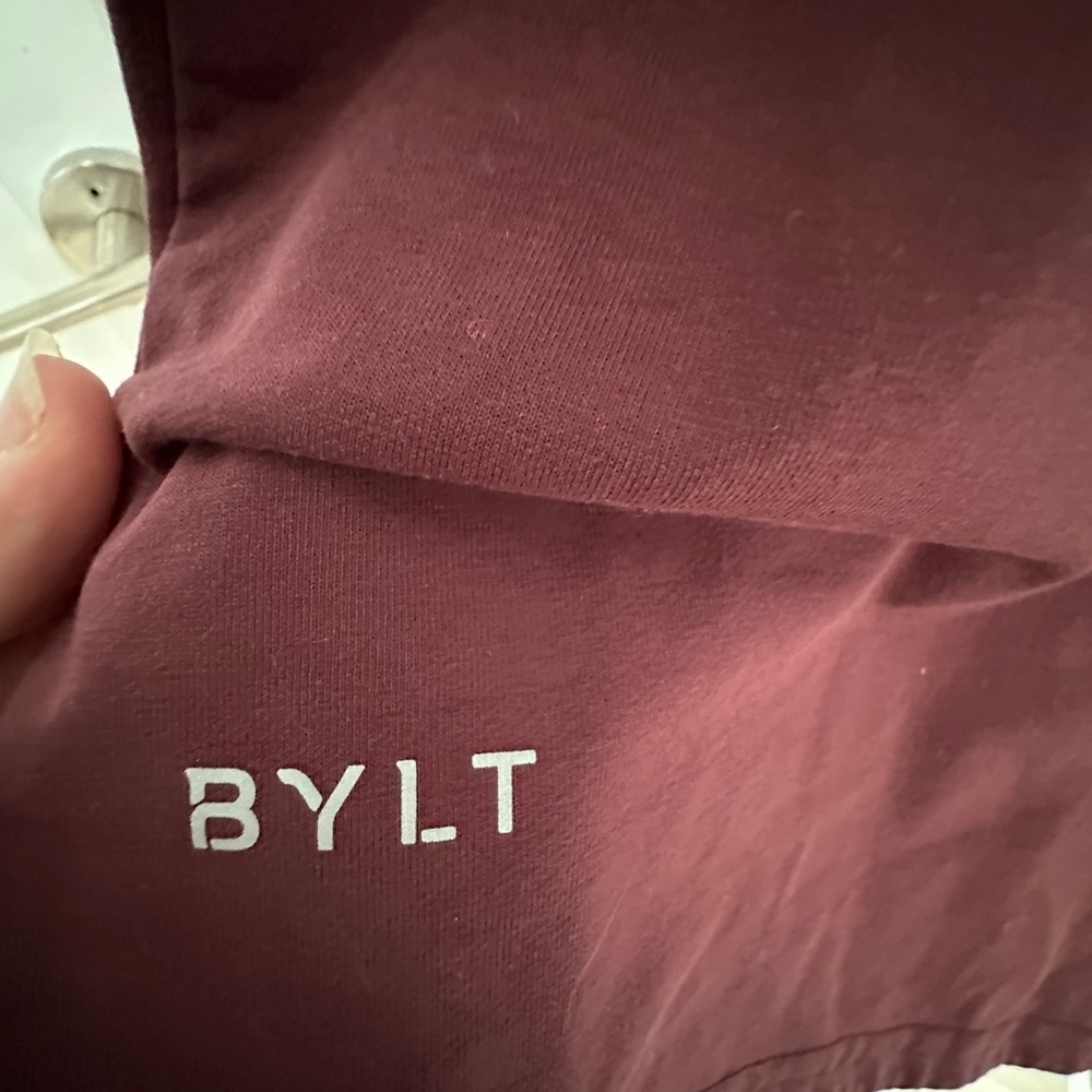 BYLT Basics Maroon Muscle Tee - Picture 2 of 7